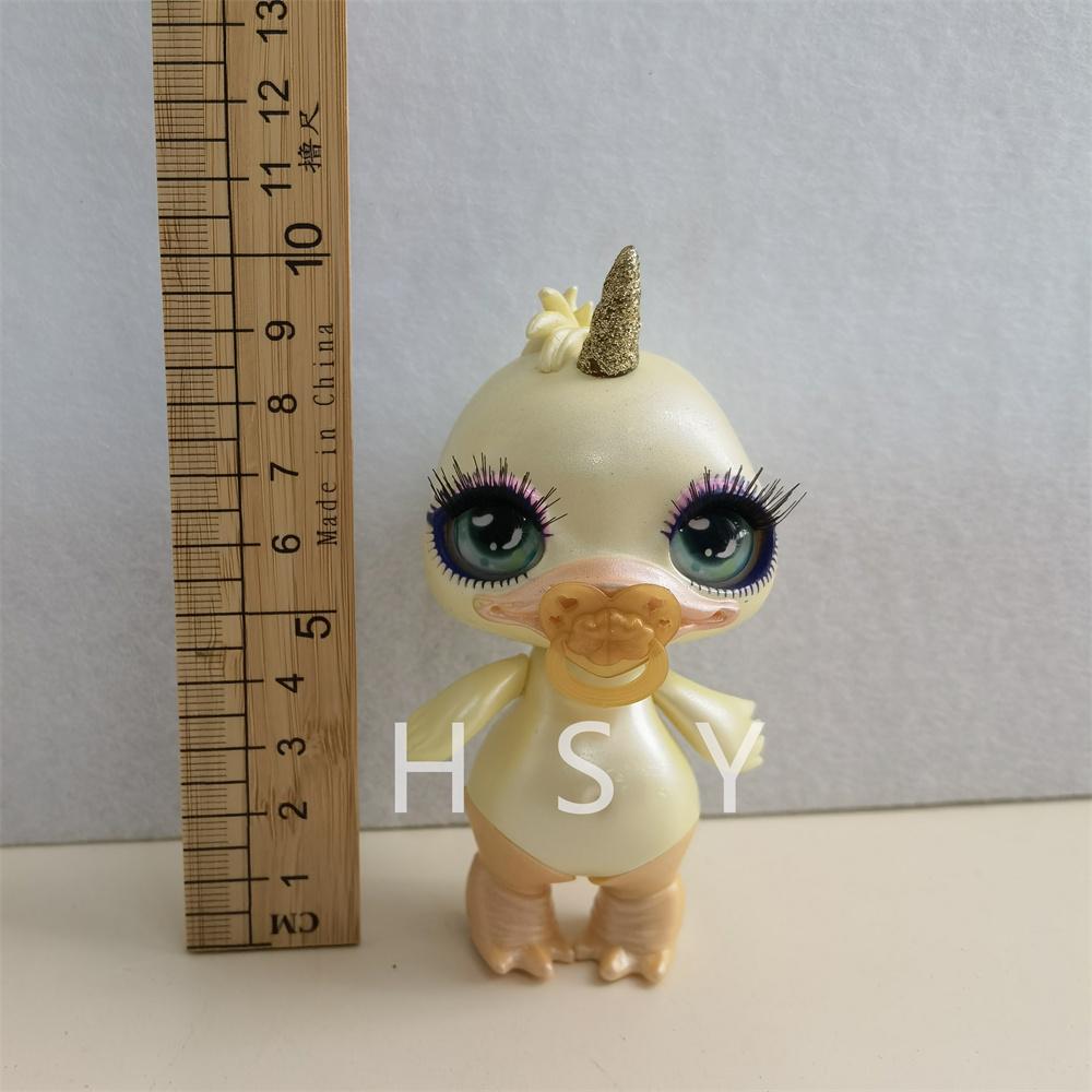 Original 11Cm-13Cm Rainbow Unicorn Doll Little Monster Mud Doll Children'S Game House Toy Set Gift