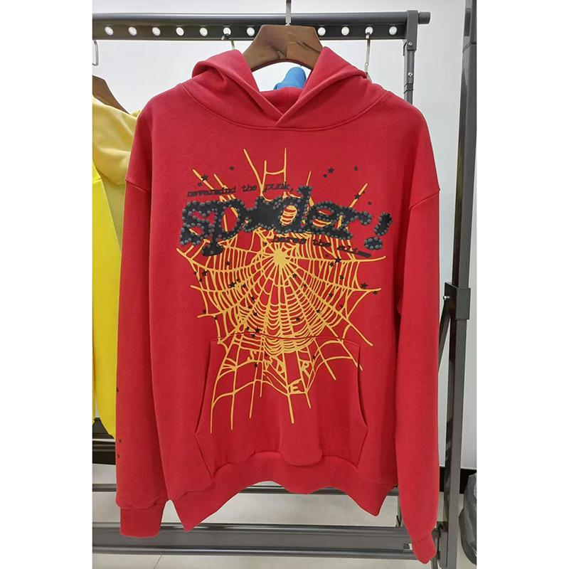Amerikanischer High Street Spinnenprint Hoodie Unisex Lockerer Partner Hoodie Trendiges Marken Oberteil