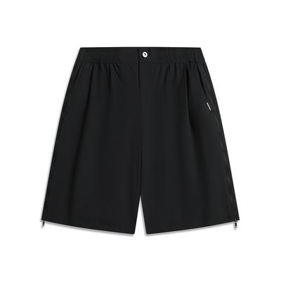 Li Ning Outdoor CF Reflective Ice Feel Quick Dry Comfortable Water Resistant Sports Cargo Shorts Men Shorts Black AKSW013-3