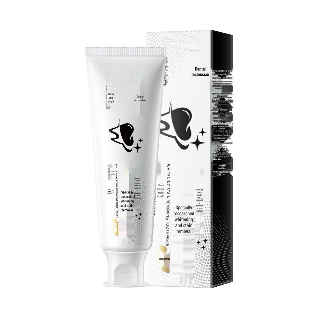 Certified Whitening Toothpaste: Stain Removal, Fresh Breath, Strengthen Teeth, Protect Gums