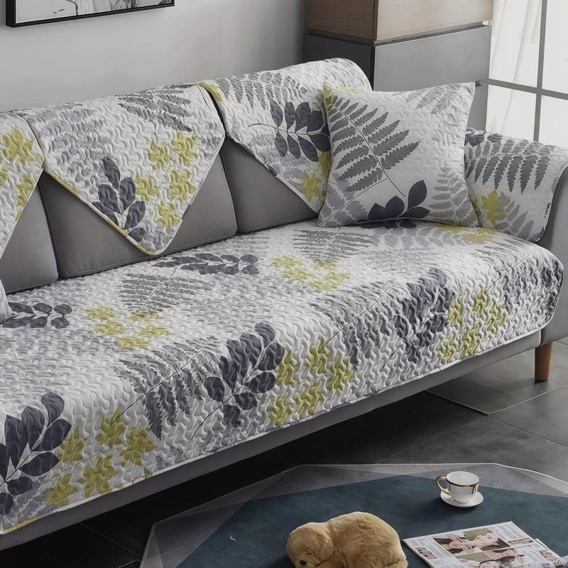 

Idyllic Minimalist Pure Cotton Sofa Cushion All Year Round Neutral Non-Slip Seat Cushions Cotton Fabric Craft Slipcover Cover 2025 New Arrival