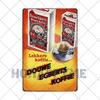 Letrero de Café Retro Decoración de Café Bar Placa Vintage Tienda de Bebidas Decorativo Pared Pub Club Póster 20x30cm