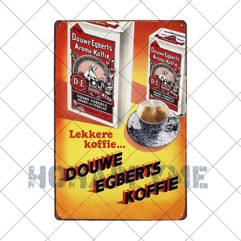Letrero de Café Retro Decoración de Café Bar Placa Vintage Tienda de Bebidas Decorativo Pared Pub Club Póster 20x30cm