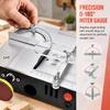 Mini Desktop Saw Machine Aluminum Alloy Multifunctional Cutting Tool with 4 Saw Blades EU Plug