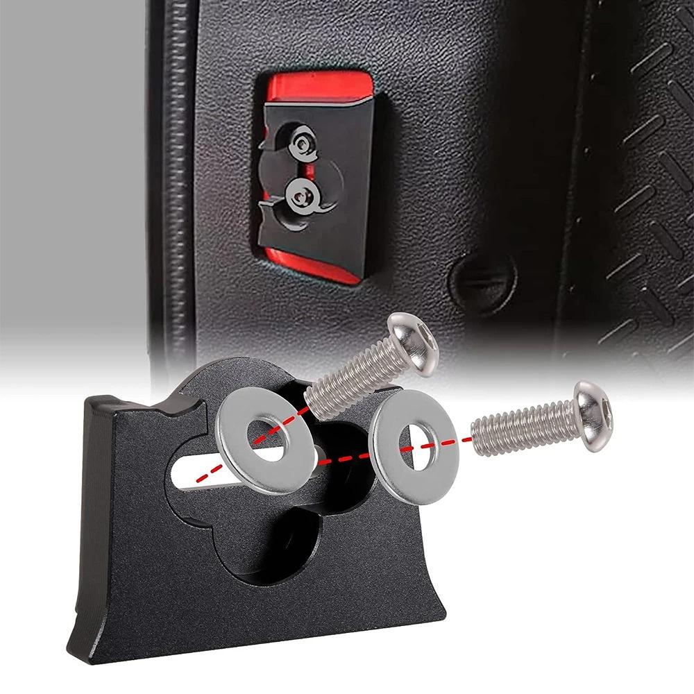 Aluminum Alloy Rear Tailgate Stopper Limiter Black for Jeep Wrangler JK 2007-17