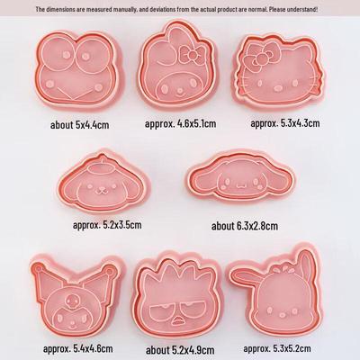 Zhaoran Sanrio Hello Kitty & Wassermelone 8-teiliges Ausstecher-Set