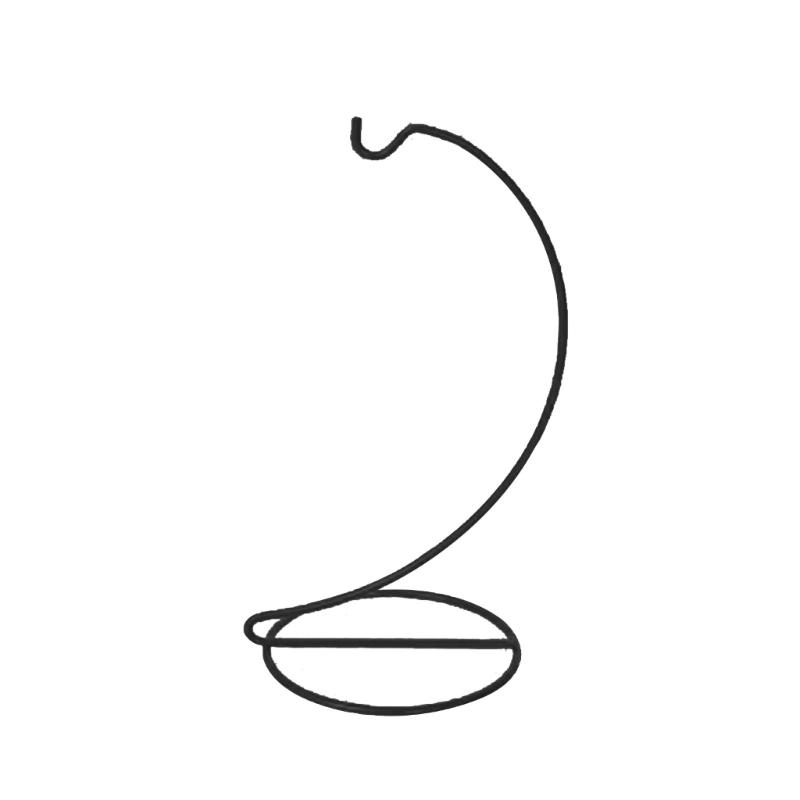 Vielseitiger Glasballhalter Ornament-Ausstellungsständer Praktische Eisenhalterung Dekoration