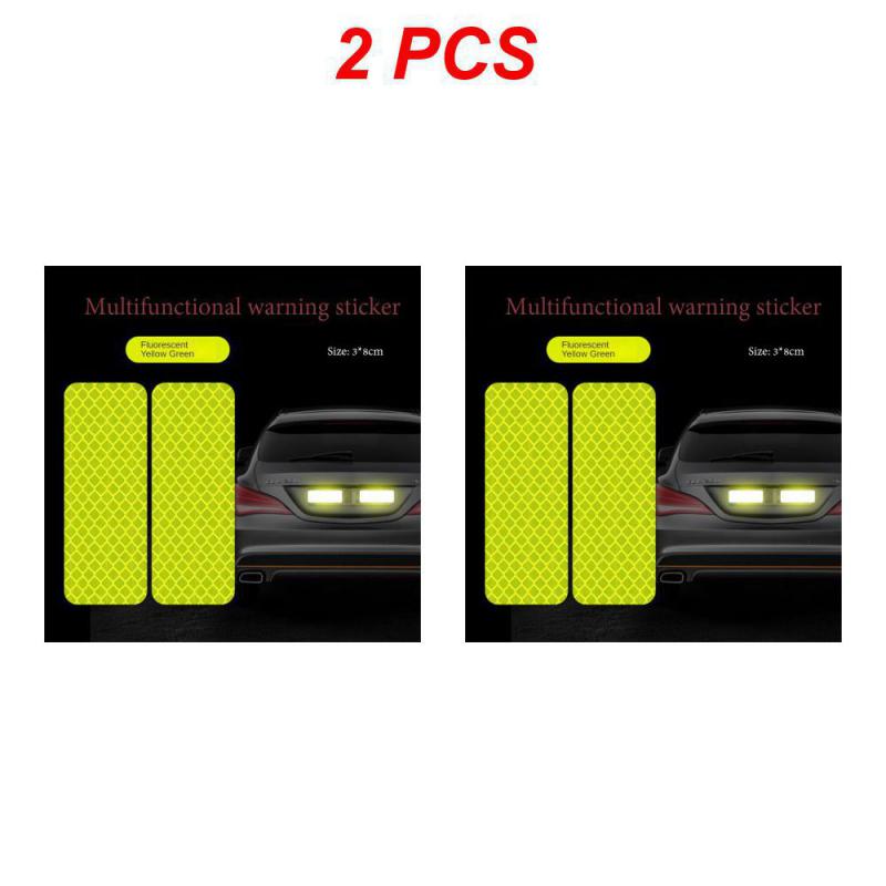 1 ~ 5 bucăți autocolante reflectorizante pentru bara de protecție a autovehiculului benzi reflectorizante de avertizare autocolante reflectoare de siguranță