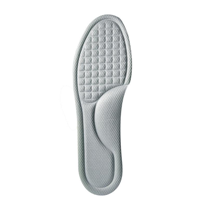 Men's Mugwort Sweat-Absorbent Odor-Resistant Sport Insoles, Thin & Soft for Summer, Barefoot Wear, Women's Military Training Use