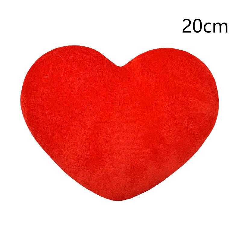 

20/30CM Heart Plush Toys Soft Cute Fuzzy Throw Pillow Toy Lovely Gift For Birthday Valentines Day Soft Stuffed Pillow