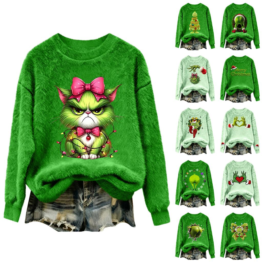 Women's Sweatshirt Long Sleeve  Casual Comfort Loose Lightweight Women's Sweatshirt