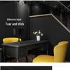 Gray Waterproof Self-Adhesive Wallpaper for Bedroom, Living Room, Dorm, or Shop Decor.
