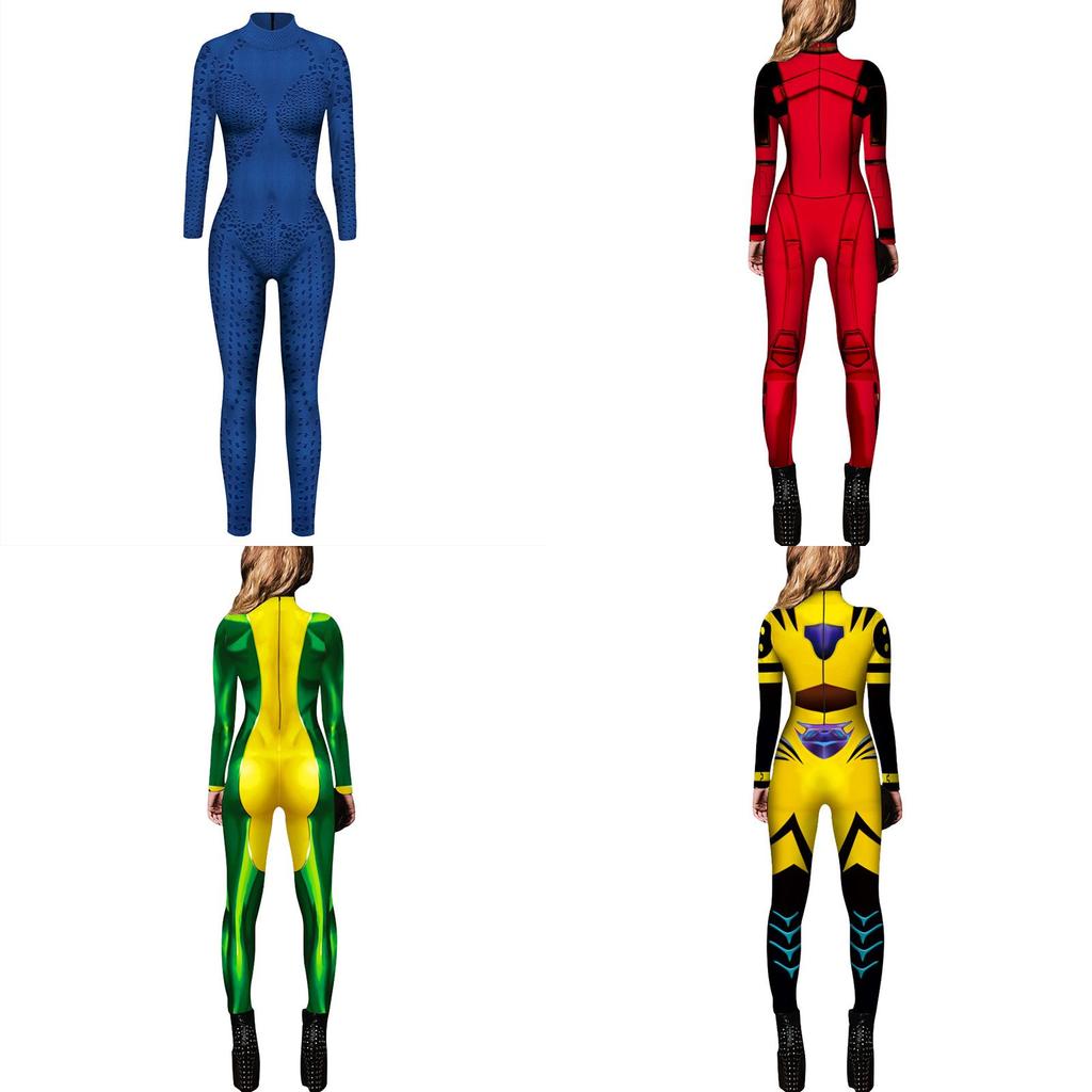 Exquisite X-men Mystique Women Catsuit Jumpsuit 3d Printed Cosplay Costume