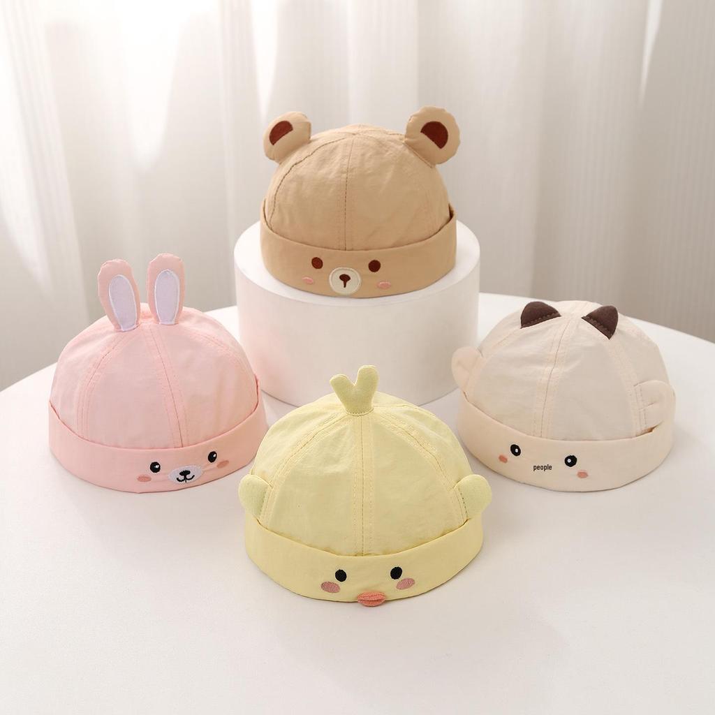 Unisex Baby Beret with Quick-Drying Sun Protection – Cute Little Yellow Duck Design for Spring and Autumn