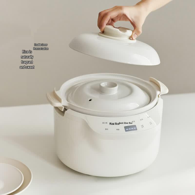 olayks Intelligenter Keramik-Reiskocher mit Mikrodruck 3L CN-Stecker (Adapter enthalten)