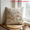 1 Pezzo Copricuscino Decorativo con Fiori Selvatici Neutri, Stampa Bidimensionale Double-Sided Morbido Poliestere Custodia per Cuscino per Decorazione Divano Casa Camera da Letto Auto