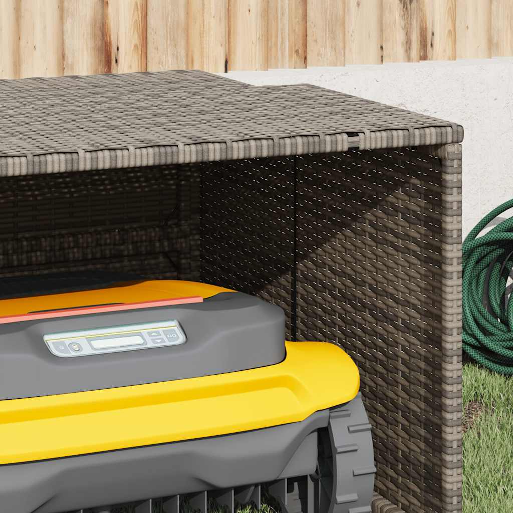 Vidaxl Robot Lawnmower Garage, Grey, 86X90X52/57 Cm