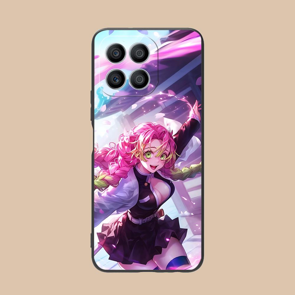 

Demon Slayer Mitsuri Phone Case for Honor 90 80 70 60 50 30 20 10 9 8 7 Pro S SE Lite 5G Colour Protective Luxury Pretty Cover Honor 90 Pro