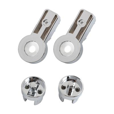 Shower Screen Hinges With Chrome Plating Perfectly Designed ABS Brackets For 6mm Glass Enhances Bathroom Aesthetics
