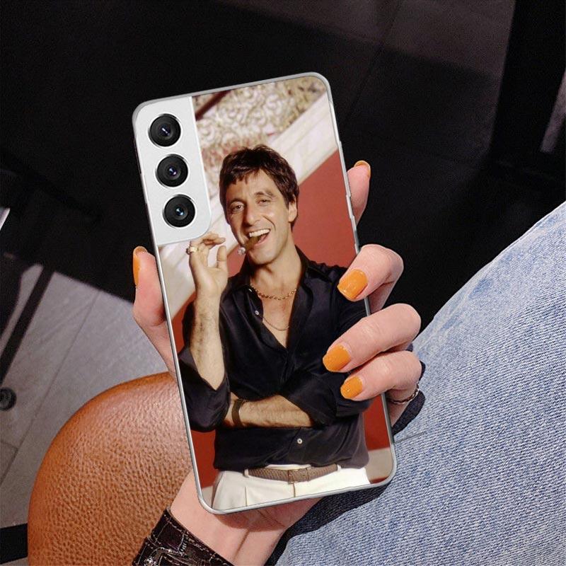 Scarface 1983 Film Al Pacino Movie Phone Case For Samsung Galaxy S24 S25 Edge S26 Ultra S23 S22 S21 Plus S20 FE + Personalized P
