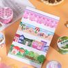 Cute Candy Garden Beach Decorative Adhesive Tape Star Curtain Masking Washi Tape Diy Scrapbooking Stick Label Art Craft Supplies