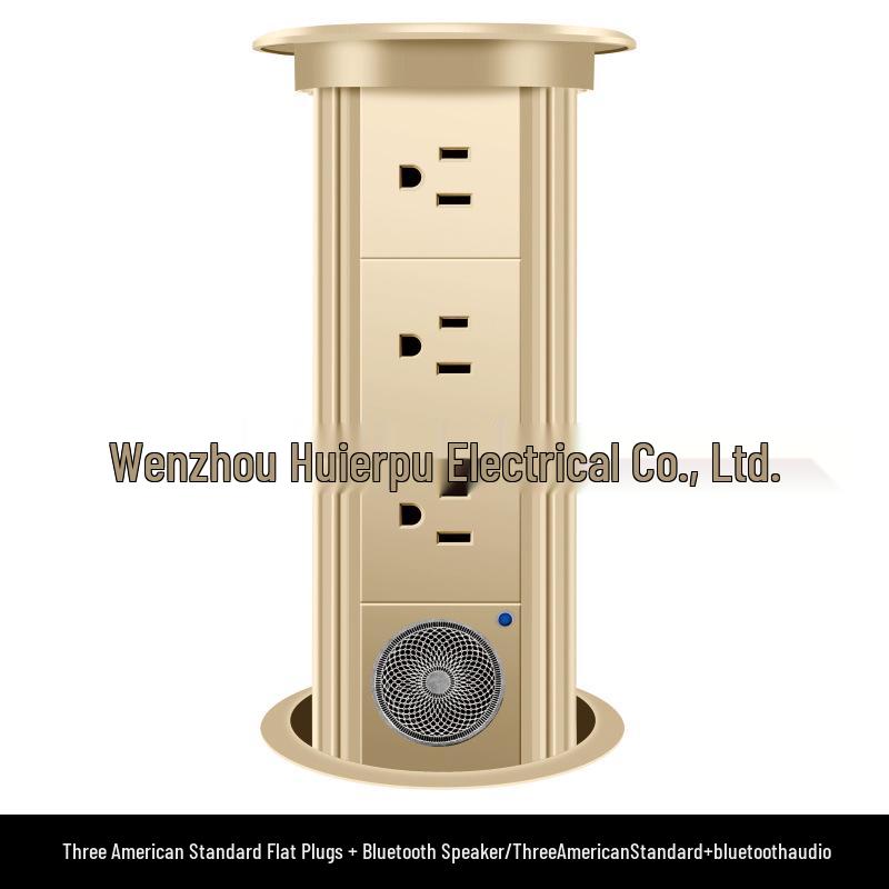 SJ Automatic Pop-Up Kitchen Island Power Socket