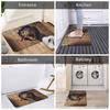 3D Design Of Dinosaurs In Caves Front Door Floor Entrance Mat Indoor  Kitchen Bath Doormat Garden Carpet Rug