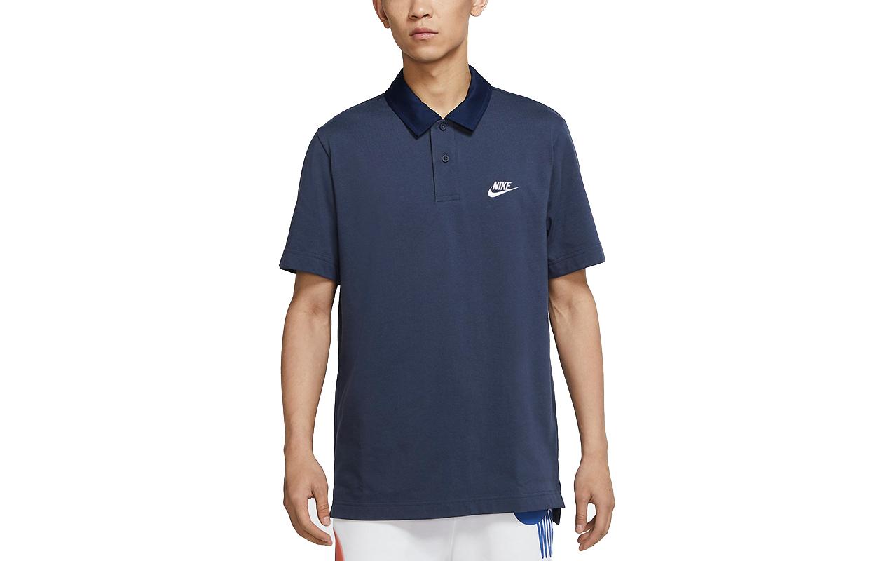 Мужская темно-синяя футболка-поло Nike DD4713-437 XL
