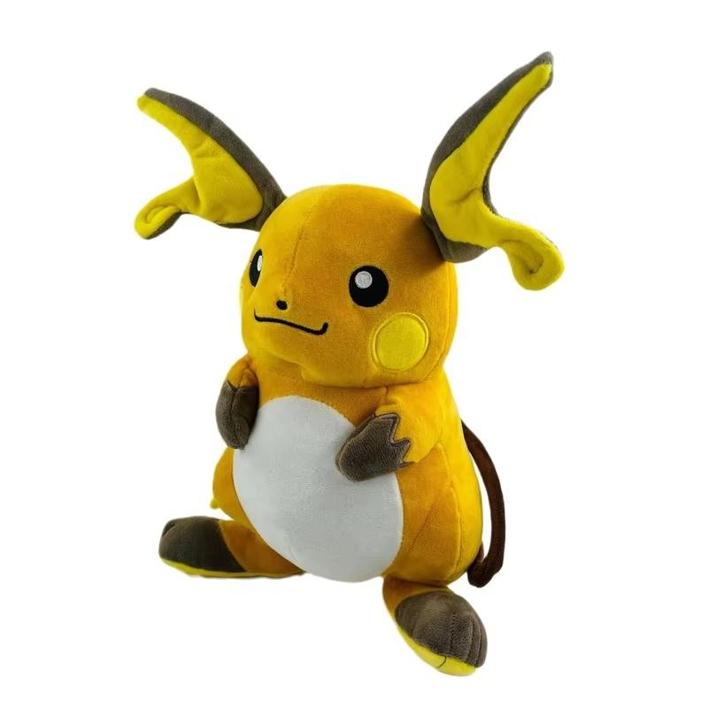 30Cm  Raichu Evolution Plush Toy High Quality Stuffed Animal Doll Soft Hug Pillow Cushion Room Decoration Companion Doll