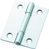 Fujitec B-11032 Color Hinges, Bag Included (2 Pieces), Thin Opening 1.3 Inches (32 Mm), Silver