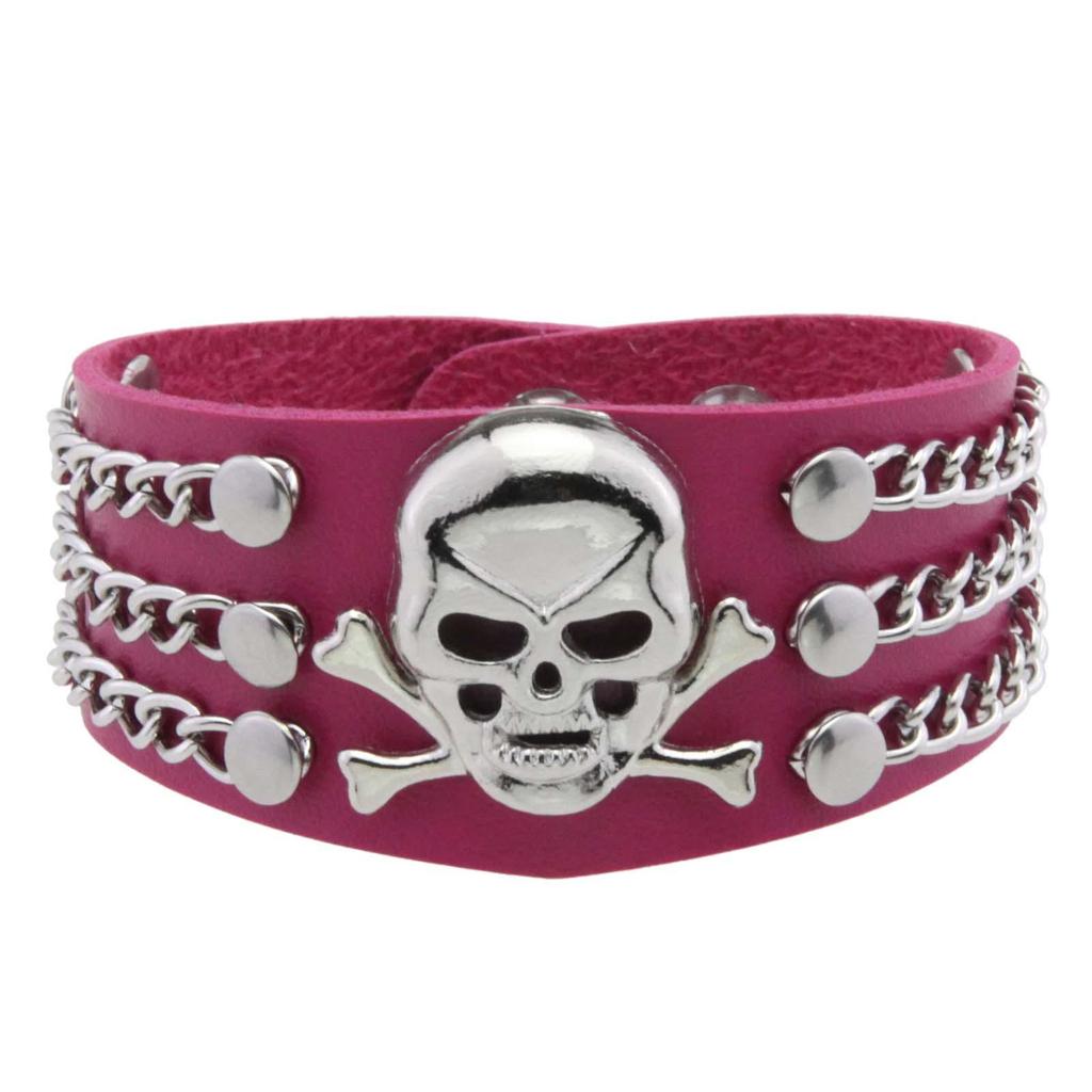European & American Punk Skull Rivet Bracelet - Trendy Rock Nightclub Style