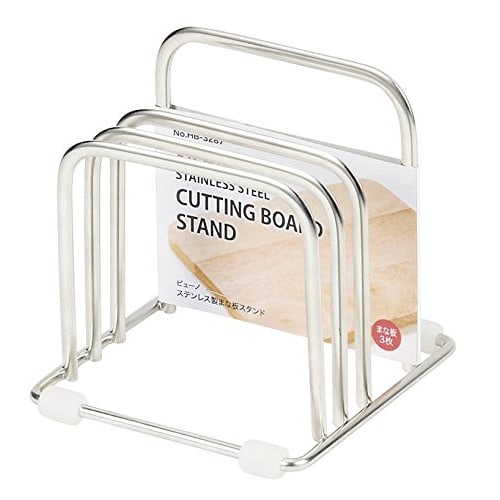 PEARL METAL Stainless Steel Chopping Board Stand, Viewno HB-3287