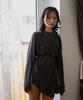 SAFARI SULA EXPLORE Shirred Strap Jersey In Charcoal