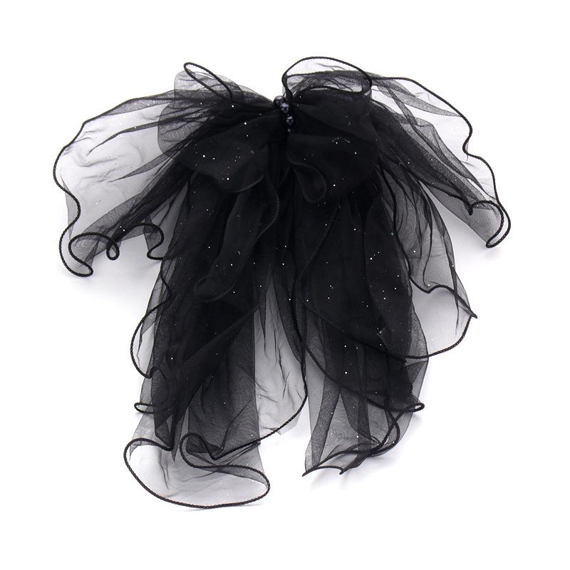 Halloween New Arrival: 3D Bow Veil Hair Accessory - Bridal Wedding Headwear