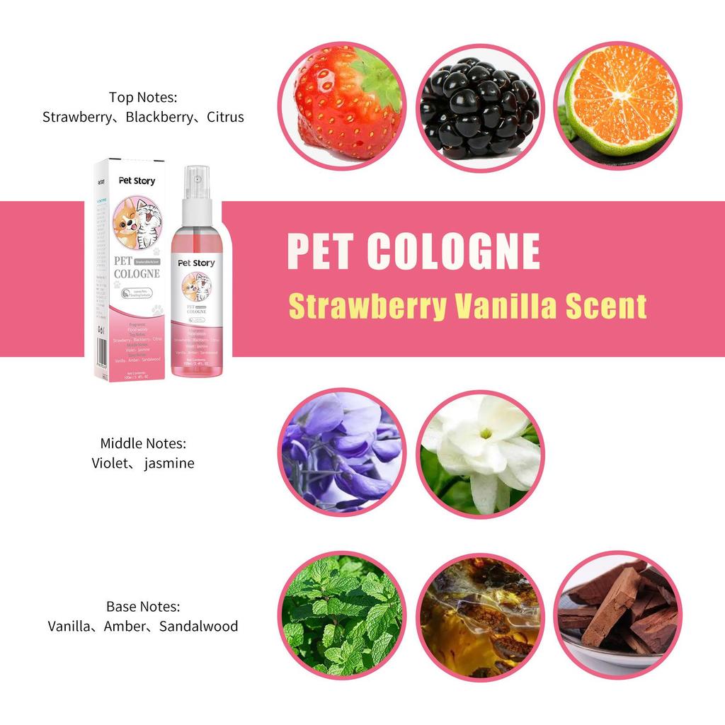 Universal Pet Perfume: Long-Lasting Deodorizing Fragrance for Cats & Dogs