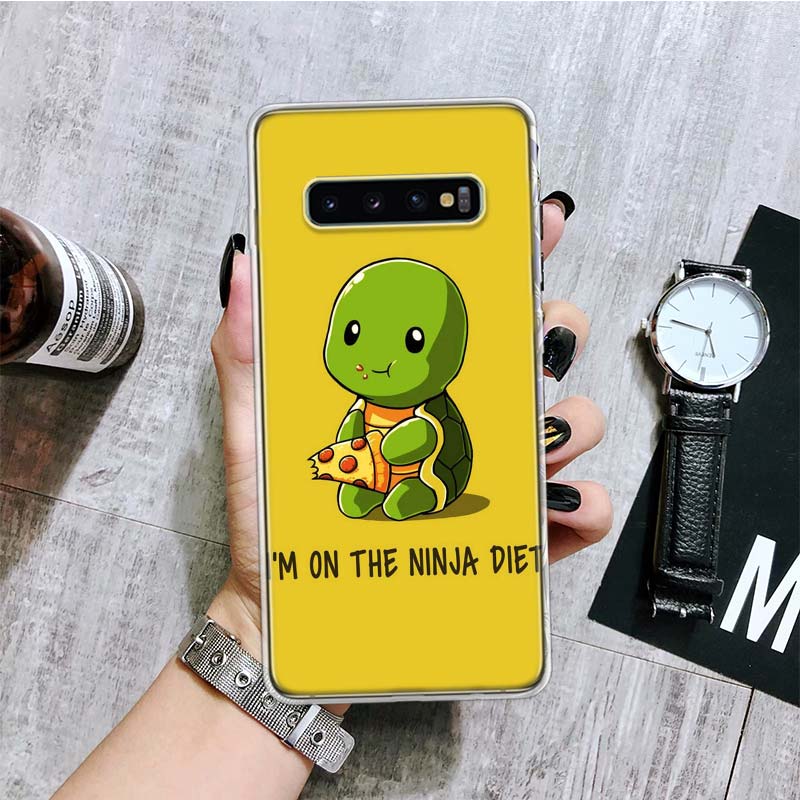 Cartoon Sea Turtle Tortoise Phone Case For Samsung Galaxy S26 S25 Edge S24 S23 FE S22 Ultra S21 Plus S20 + Fundas Cover Coque Ga