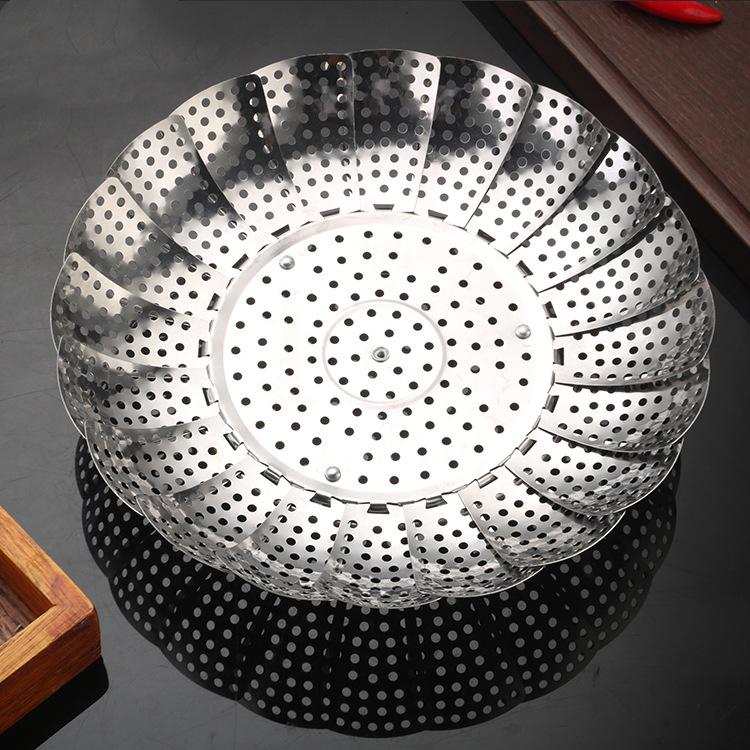 Stainless Steel Folding Steamer Basket Tray