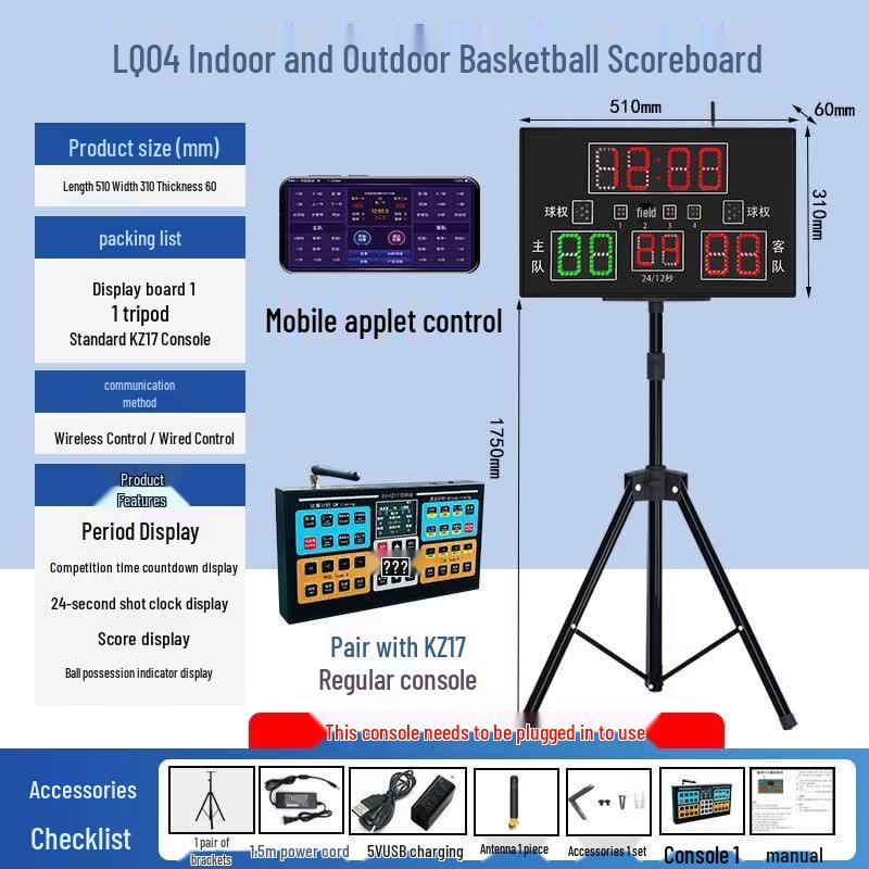 

Battle Encounter Basketball Electronic Scoreboard