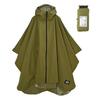 KiU 2ND RAIN PONCHO - 2ND Waterproof, Water-repellent, Water-resistant, Rainproof, for Heavy Rain, Typhoons, and Rainy Season. Features a Storage Bag