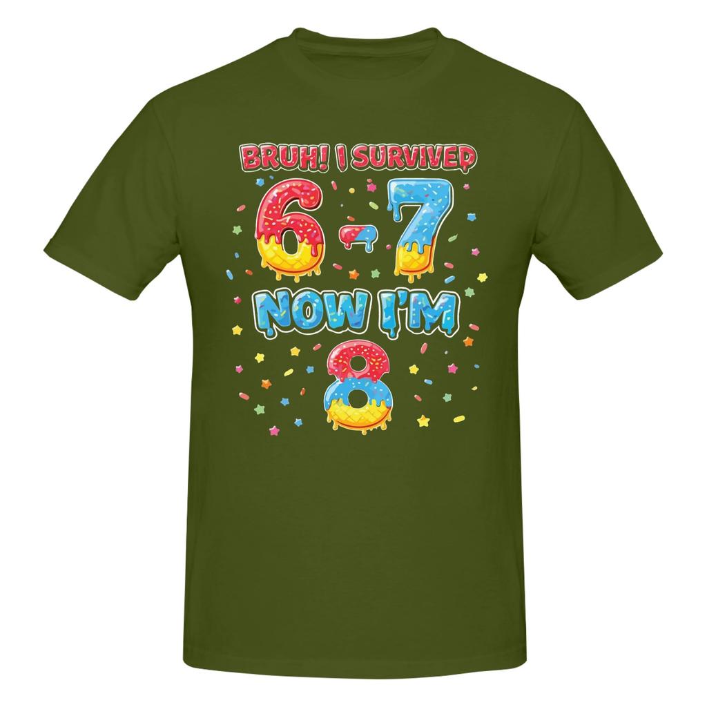Piece Funny th Birthday Novelty Cotton TShirt Bruh I Survived Party Vibes Tees Tops For Unisex