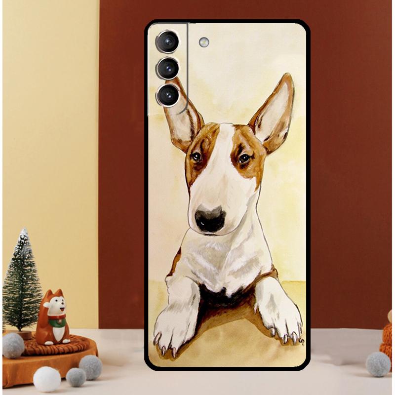 Bullterrier Bull Terrier Dog Case For Samsung Galaxy S26 S25 Ultra S23 S20 FE S21 S22 S24 Plus S10 S25 FE Cover Funda