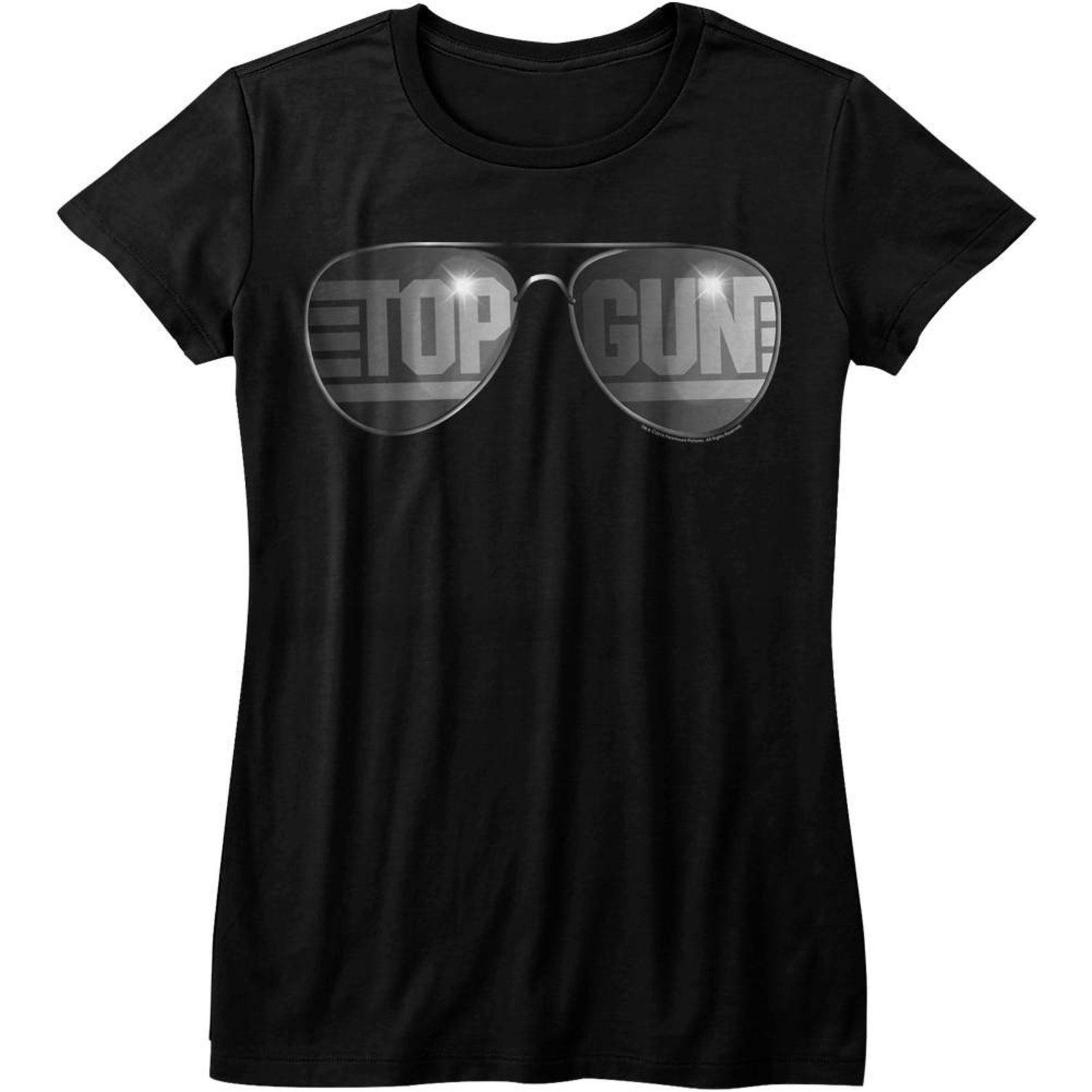 Top Gun Top Shades Black Junior Women s T-Shirt 3XL