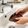 Kitchen Measuring Tool Silicone Coffee Bean Dosing Tray, Flexible Container with Bevel Easy Non Stick Pouring Design, Non-stick Anti-static for Beans
