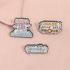 Your Efforts Mean So Much Enamel Pins Self Encourage Motivational Quote Make Your Self Proud Brooches Lapel Badge Jewelry Gifts