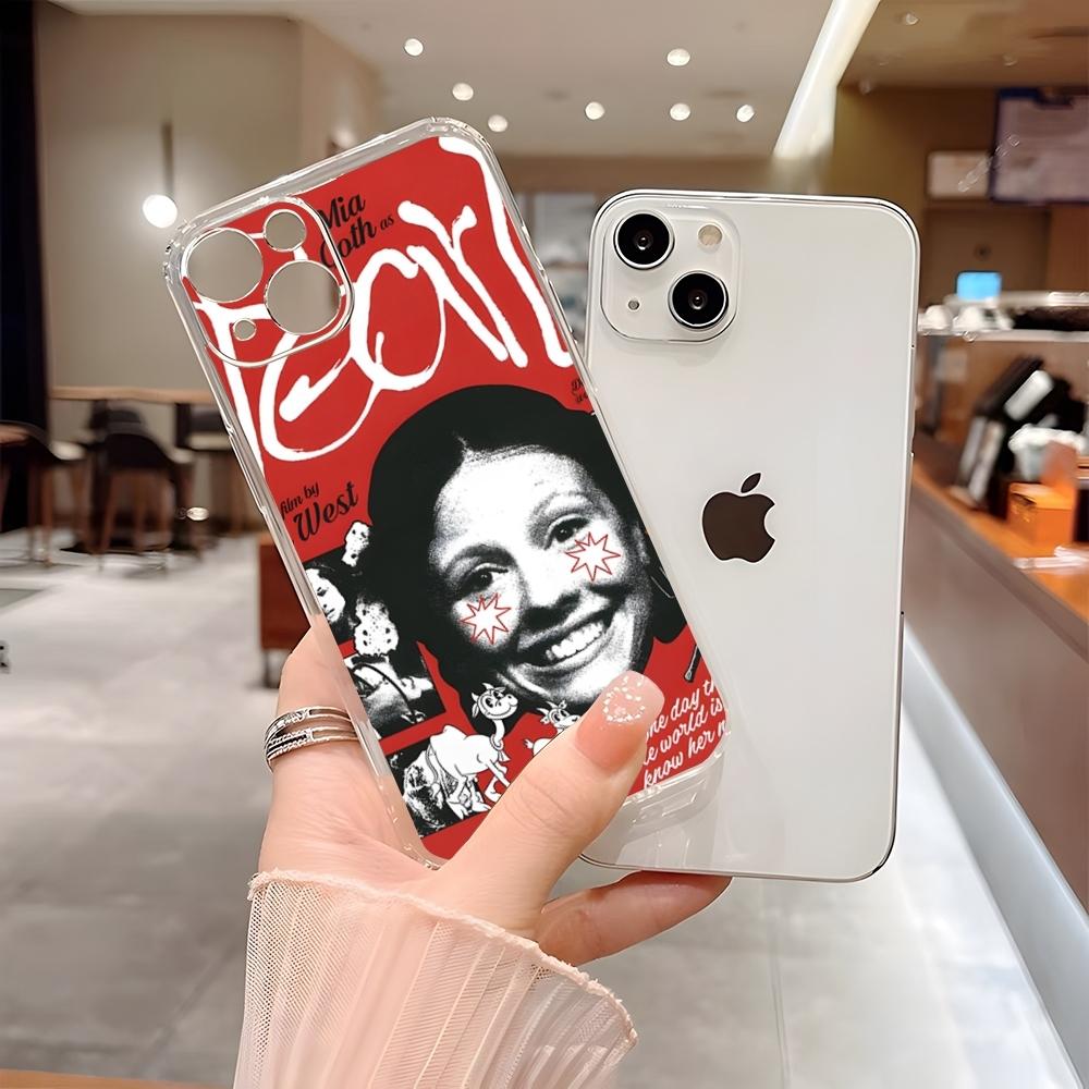 

Horror Movie Pearl Phone Case For 15 Pro Max Iphone 17 14 Plus 11 12 13 16 Plus X XR XS SE Transparent Cover iPhone11Pro