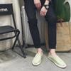 Men's Summer Breathable Linen Slip-On Loafers with Deodorant