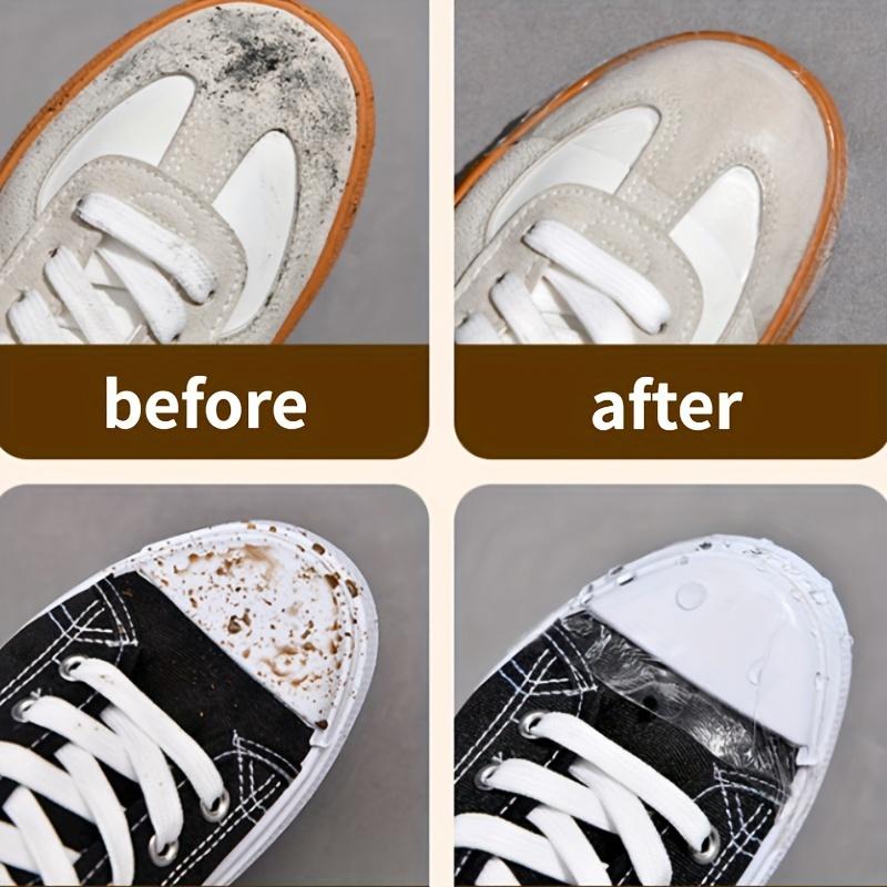 30/60pcs Transparent Anti-dirt Shoe Head Sticker - Portable Rainy Day Waterproof Film To Keep Shoes Clean