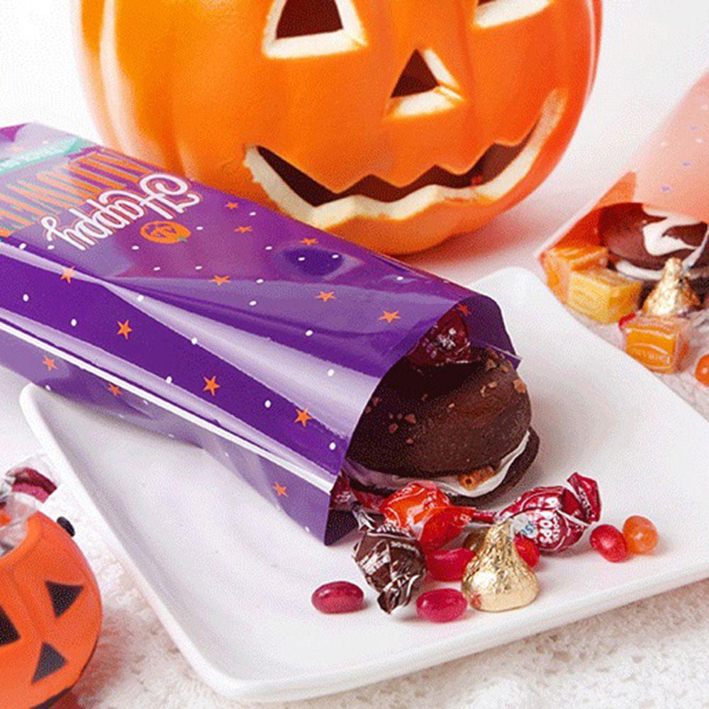 Decor Pumpkin Handbag Cookie Bags Party Supplies Halloween Decoration Baking Gift Bags Candy Pouch