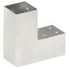 Vidaxl Łącznik Do Słupków W Kształcie L, Galwanizowany Metal, 71X71 Mm