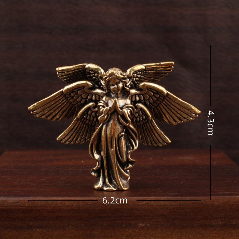 Ornamento ad Ali d'Angelo in Ottone - Piccolo Creativo Venditore Top del Mercatino